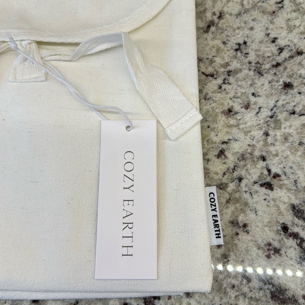 (2) Cozy Earth Canvas Storage Bags - Picture 6 of 6